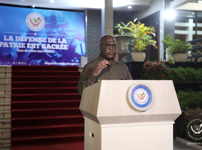 Ni troublé, ni perturbé par l’agression rwandaise : Félix Tshisekedi réaffirme sa détermination à imposer la paix en RDC
